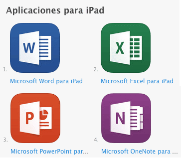 Office para iPad